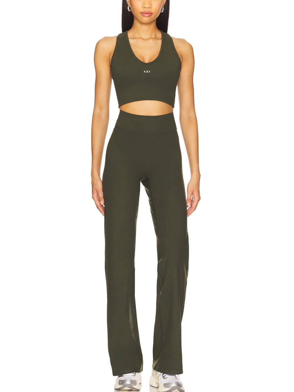 437 Active Wear Set - Forest Green